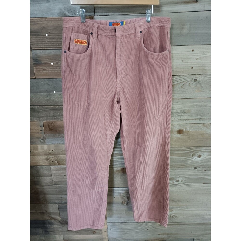 Empyre Baggy Pink Corduroy Pants Sz. 34(36" x 29") Relaxed Skater Streetwear